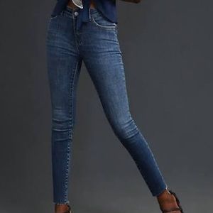 Pilcro and the Letterpress Blue Skinny Jeans